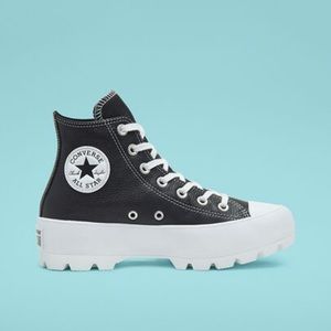 Converse Lugged Leather High Top Sneakers